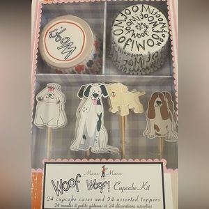 Meri Meri Woof Woof Dog lovers cupcake topper kit